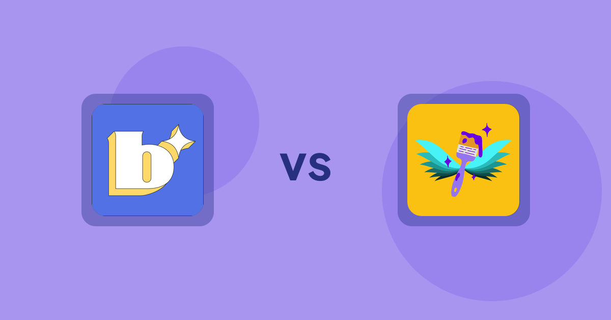 Shopify Product Display Apps: Because: CRO + Personalization vs Badgfly ‑ Product Personalizer
