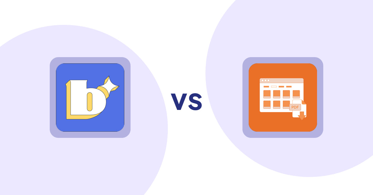 Shopify Product Display Apps: Because: CRO + Personalization vs Meetanshi PDF Product Catalog