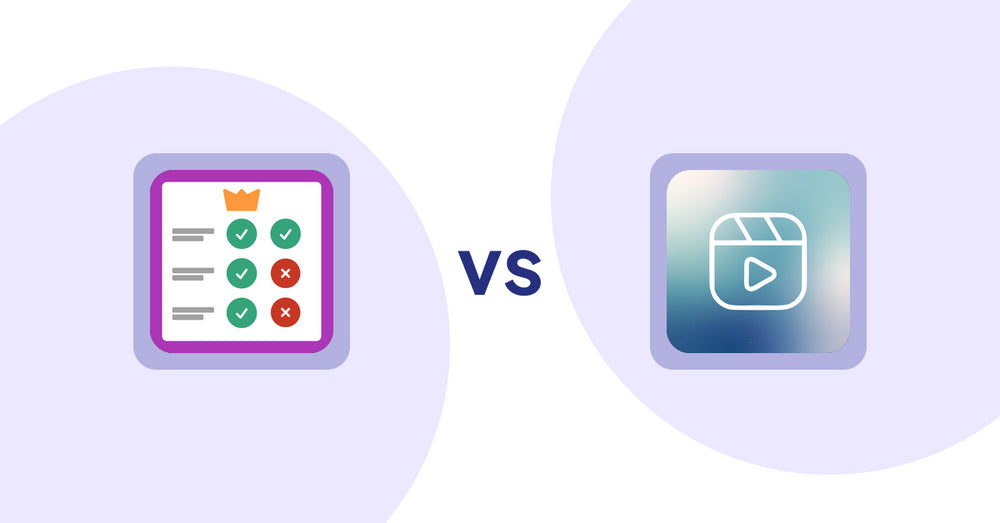 Shopify Product Display Apps: Pretty Comparison Tables vs Reelify ‑ Shoppable Reel Video