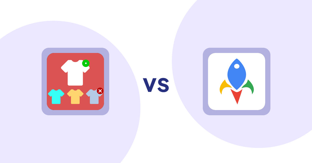 Shopify Product Display Apps: ST: Product & Collection Sort vs. Jedi Back In Stock Admin Alert