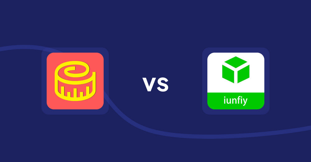 Shopify Product Display Apps: Snake Size Chart & Size Guide vs. iunfiy • Related Products
