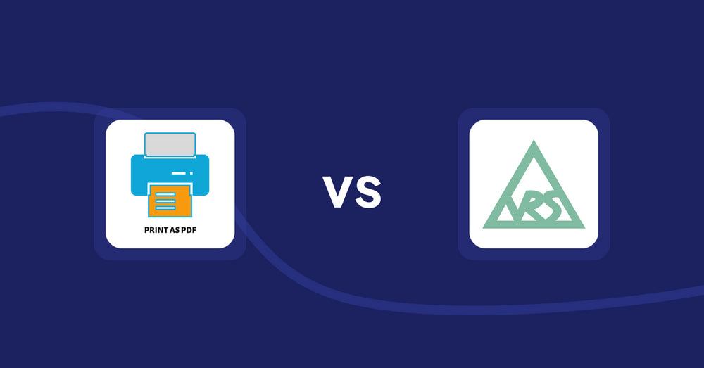 Shopify Product Display Apps: LitPDP ‑ Print as PDF vs VRSHOPii