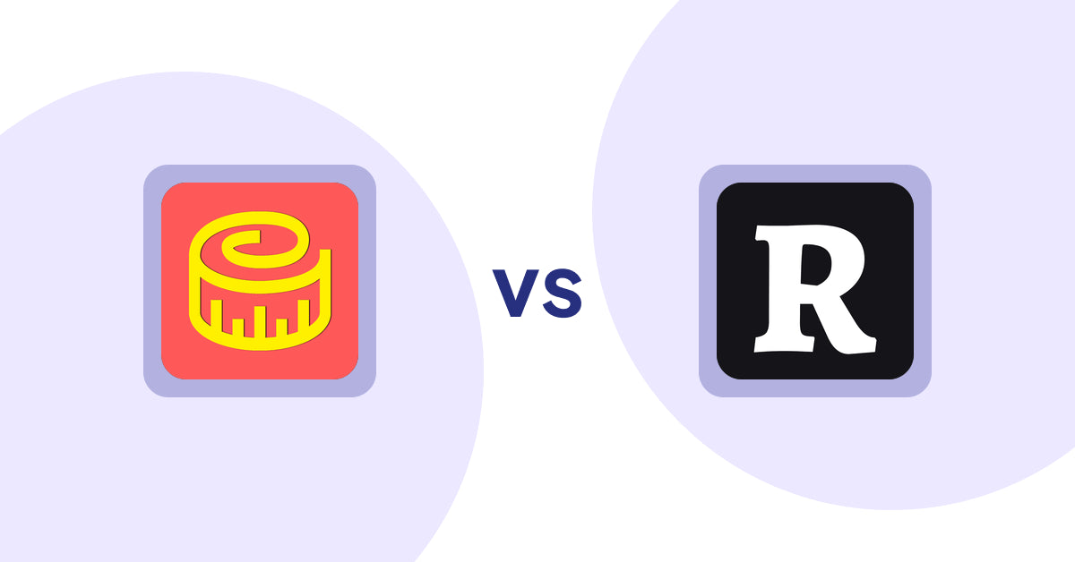 Shopify Product Display Apps: Snake Size Chart & Size Guide vs AI SEO: Top Product Features