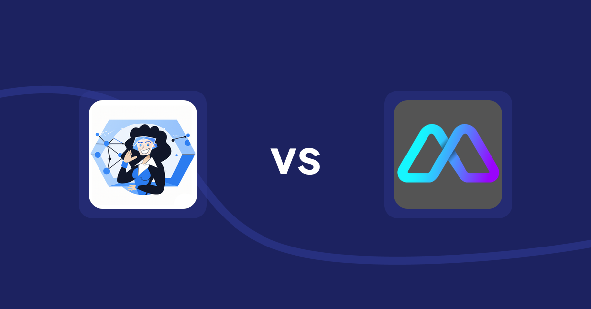 Shopify Product Display Apps: Eva AI: Optimize Descriptions vs. Metadrob: Create Virtual Store