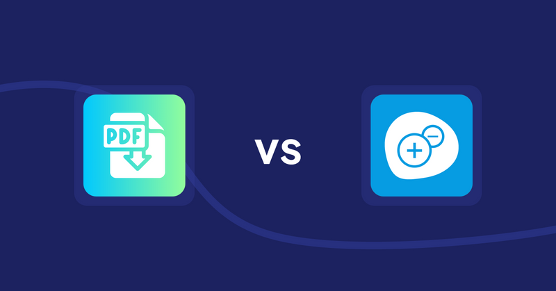 Shopify Product Display Apps: Hukify ‑ PDF Catalog Printer vs Extendons Quantity Selector