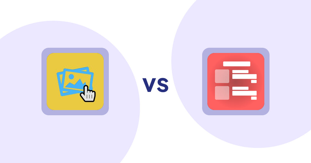 Shopify Product Display Apps: Singleton | Second Image Hover vs Menulog