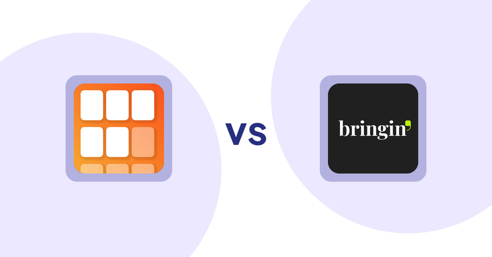 Shopify Product Display Apps: Scroll Bee ‑ Infinite Scroll vs Bringin