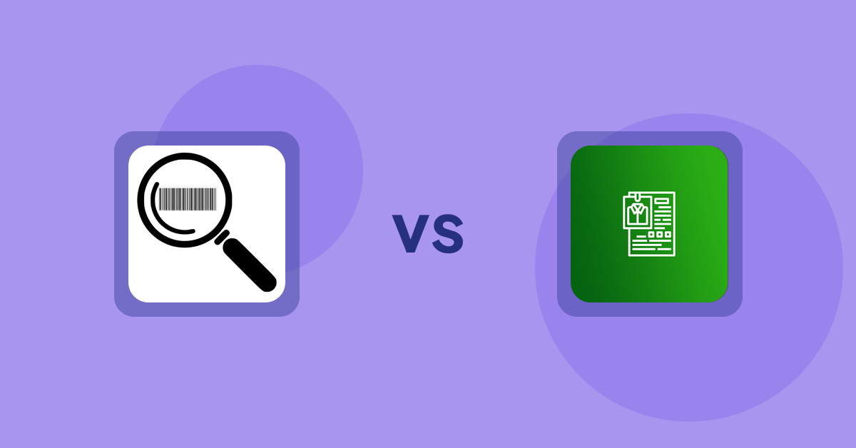 Shopify Product Display Apps: ScanZ ‑ Find and Import Easy vs OC Product Size Chart