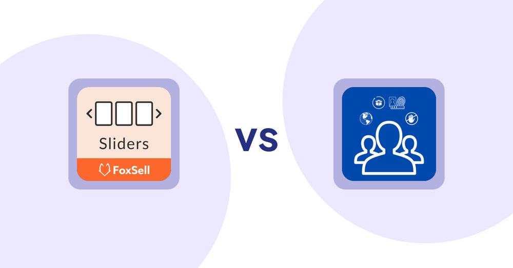 Shopify Product Display Apps: FoxSell Slider & Carousel vs Customer's Products Manager