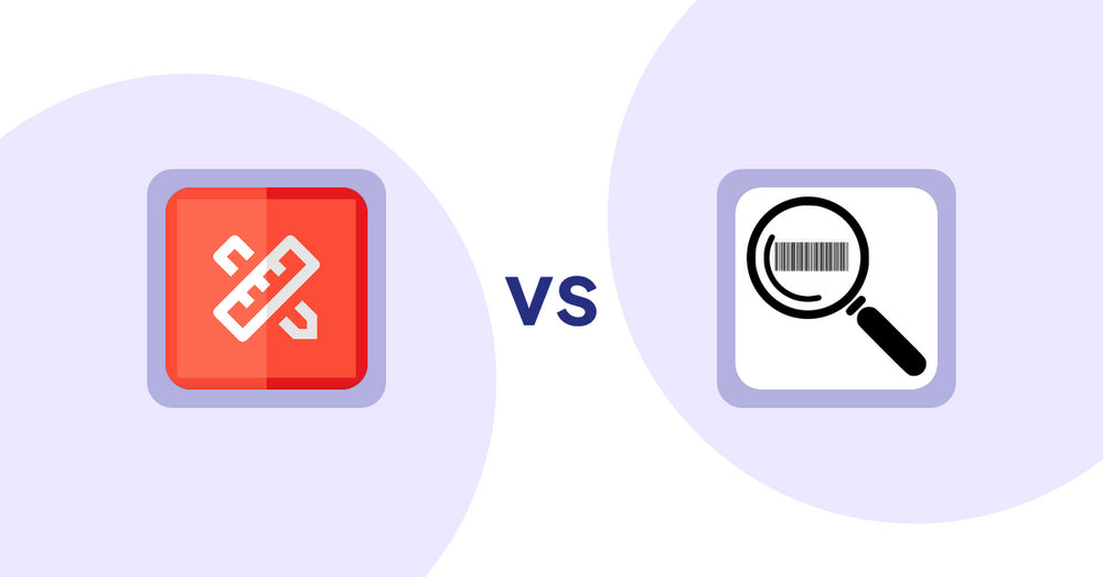 Shopify Product Display Apps: RT: Size Chart, Size Guide vs. ScanZ ‑ Find and Import Easy