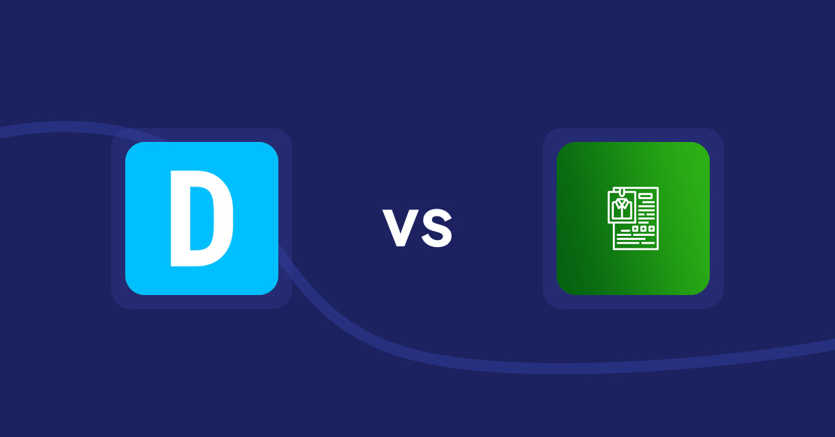 Shopify Product Display Apps: Dual Price Display by T2 vs OC Product Size Chart