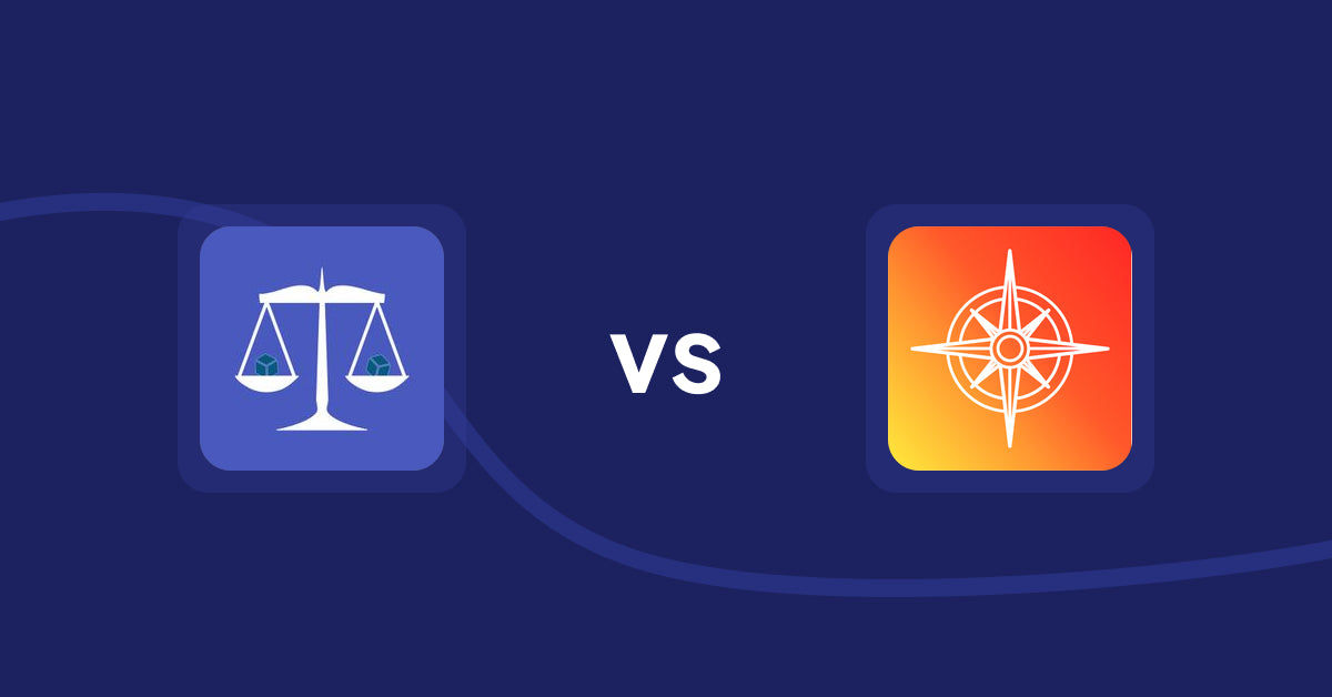 Shopify Product Display Apps: Equate ‑ Product Compare vs Compass Navigation