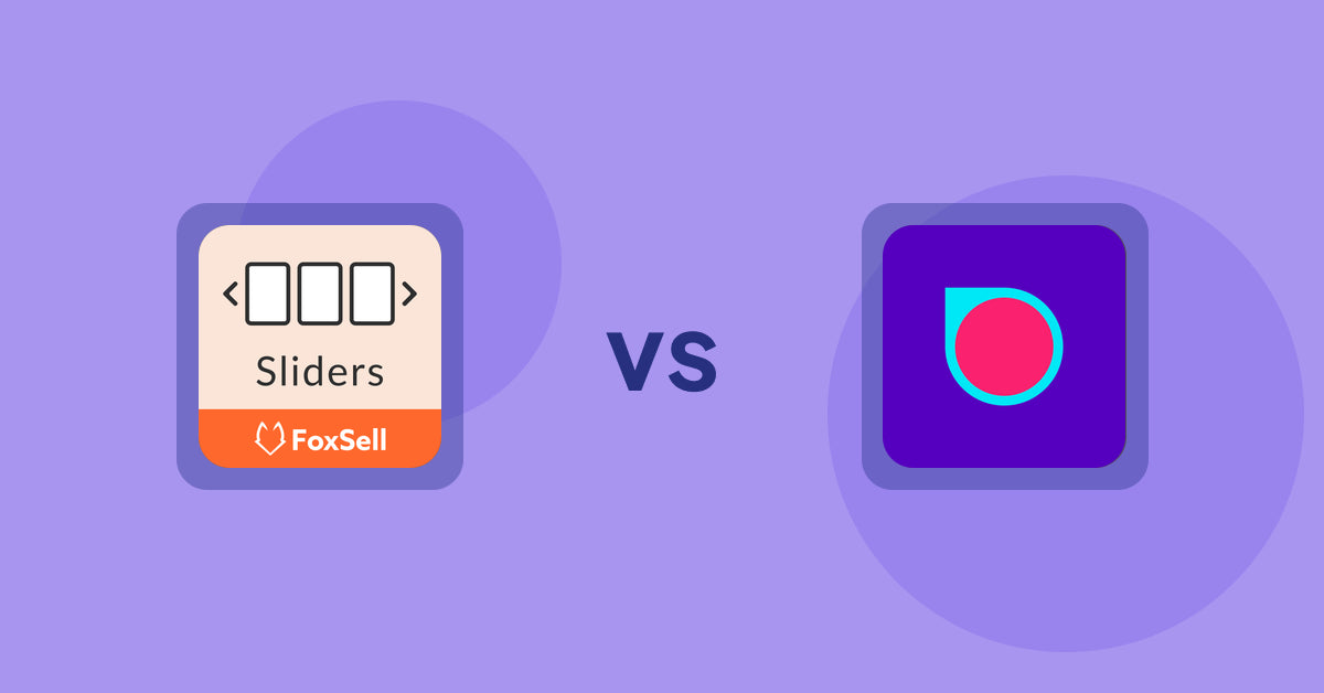 Shopify Product Display Apps: FoxSell Slider & Carousel vs Spotlight: Video Loops