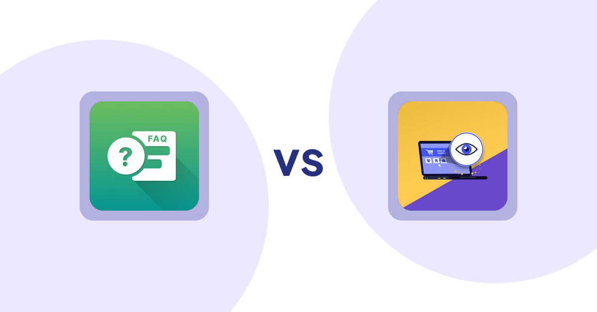 Shopify Product Display Apps: FAQ Expert: Product FAQ vs. ReVisit‑Recent Viewed Products