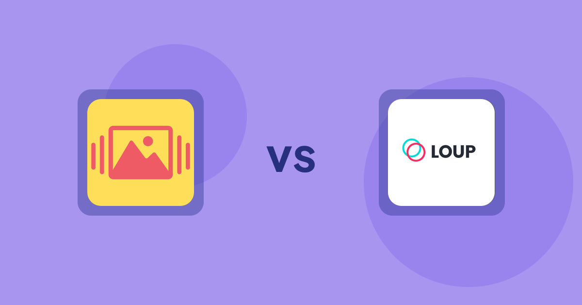 Shopify Product Display Apps: Slidy Testimonial Carousel vs. Loup: Sell on Instagram