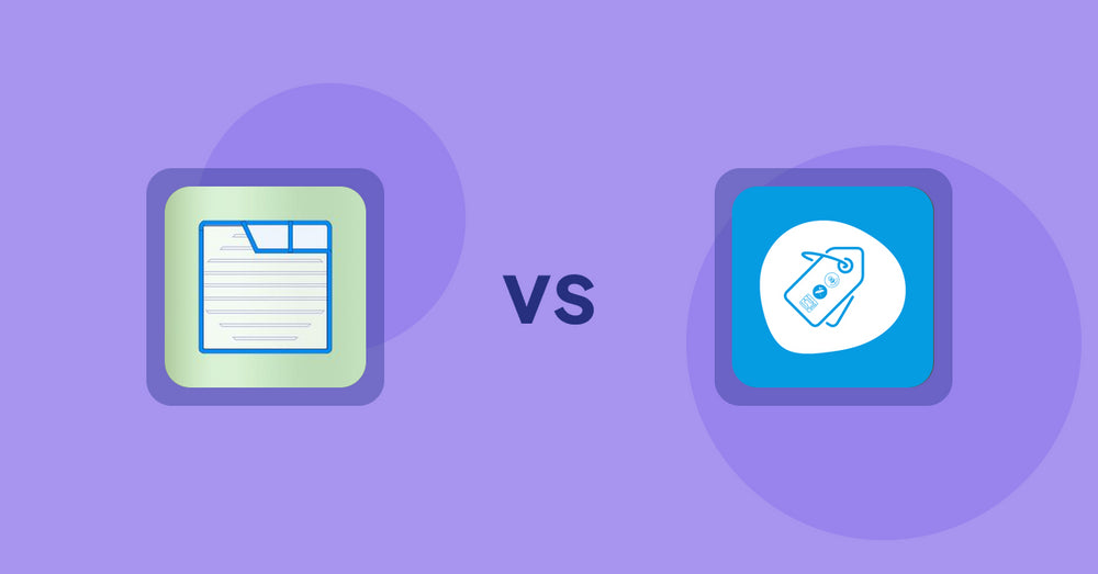 Shopify Product Display Apps: Ecom Product Descriptions vs Extendons Product Tag Images