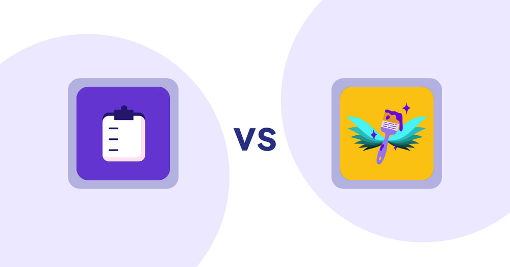 Shopify Product Display Apps: WSH Order Form & ReOrder vs Badgfly ‑ Product Personalizer