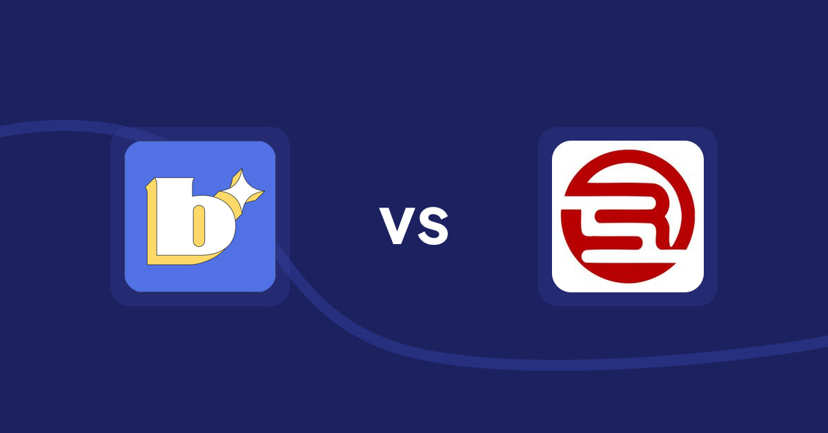 Shopify Product Display Apps: Because: CRO + Personalization vs Robosize: AI Size Recommender