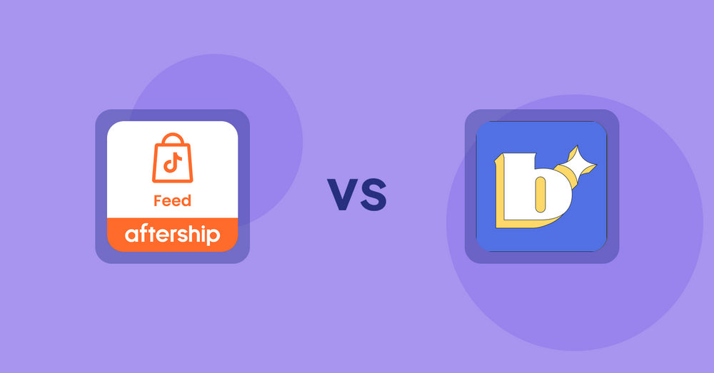 Shopify Product Display Apps: AfterShip Feed for TikTok Shop vs. Because: CRO + Personalization