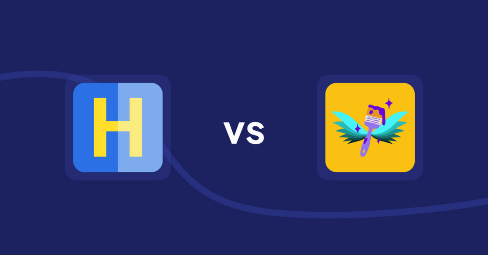 Shopify Product Display Apps: HiVar - Hide Sold Out Variants vs Badgfly - Product Personalizer