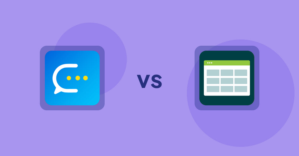 Shopify Product Display Apps: Advance AI Copywriter vs. Product Table