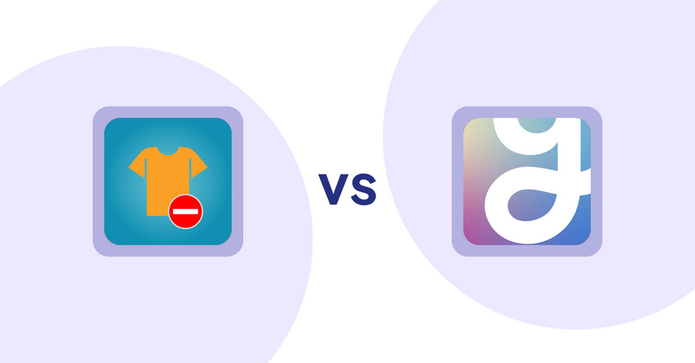 Shopify Product Display Apps: Products Unavailable vs. Visual Merchandiser