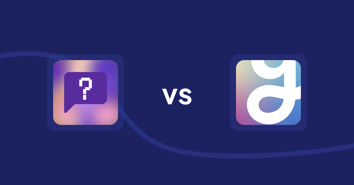 Shopify Product Display Apps: FAQbucket ‑ Help Center & FAQ vs Visual Merchandiser