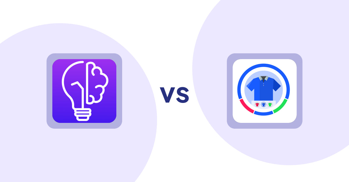 Shopify Product Display Apps: GoWise: AI Product Description vs EVS ‑ Easy Variation Swatches