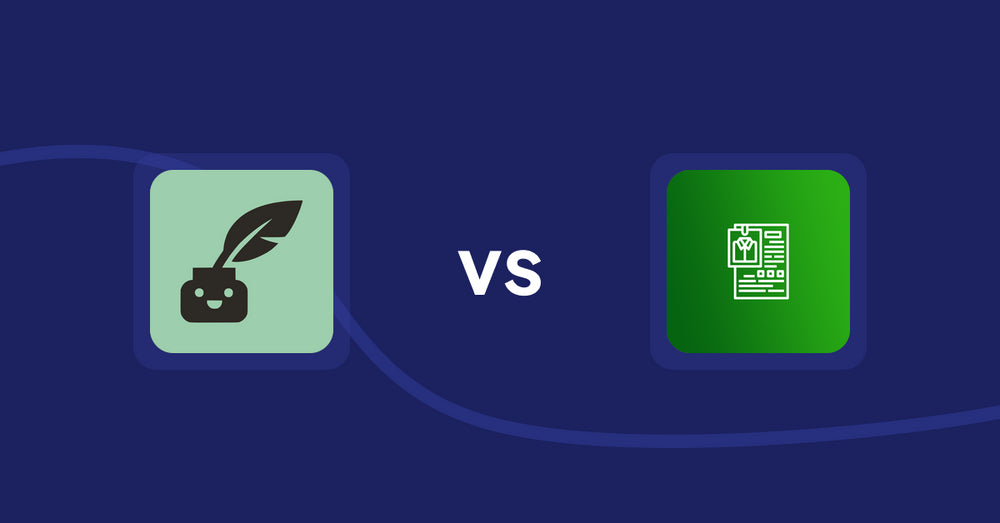 Shopify Product Display Apps: Copybuddy vs. OC Product Size Chart