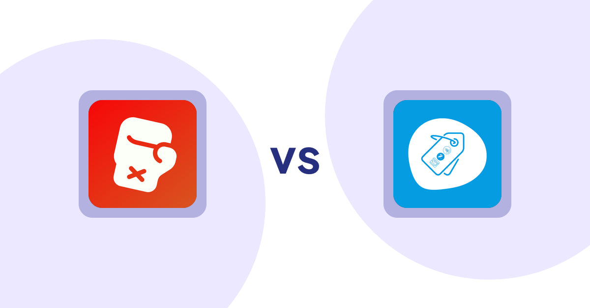 Shopify Product Display Apps: Knockout ‑ Hide Out Of Stock vs Extendons Product Tag Images