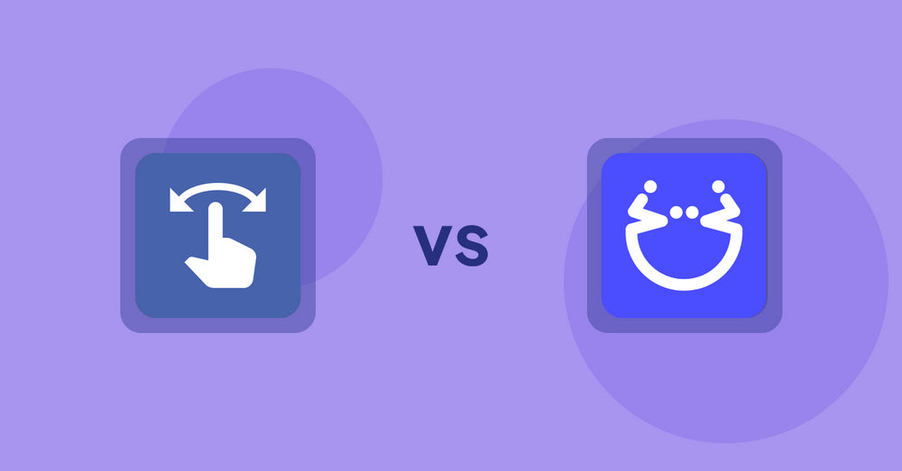 Shopify Product Display Apps: HypeSwipe: Swipes to Sales vs Pasilobus Wishlist Supply List