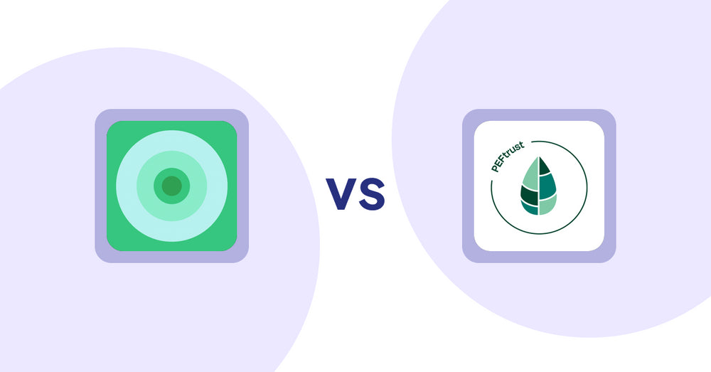 Shopify Product Display Apps: Hey!Scarcity Low Stock Counter vs. Peftrust