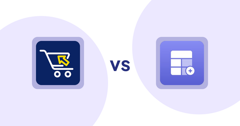 Shopify Product Display Apps: Swift B2B Cart / CSV Upload vs Eazy Specification Tags Table