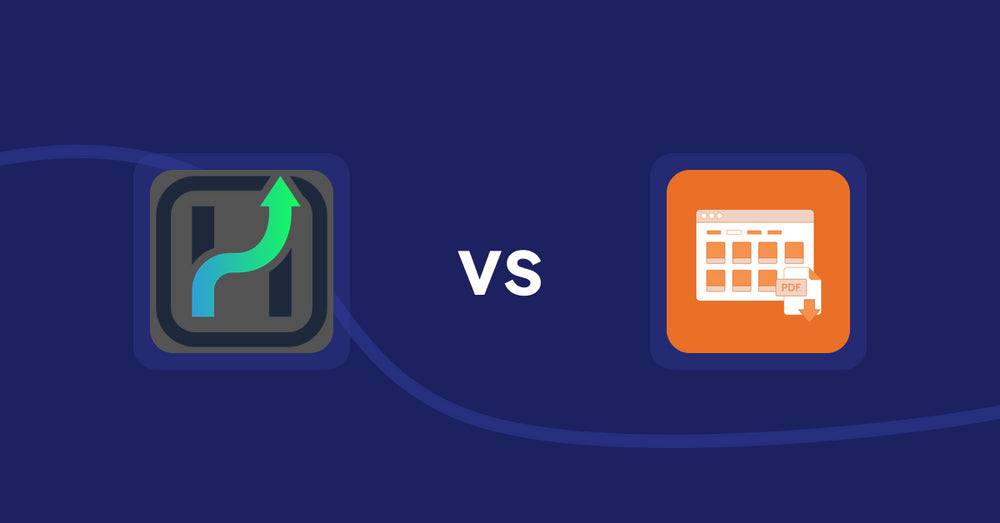 Shopify Product Display Apps: Heuristic Commerce vs Meetanshi PDF Product Catalog