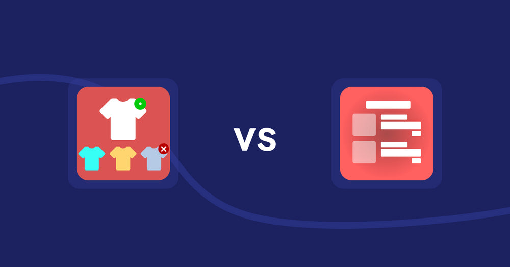 Shopify Product Display Apps: ST: Product & Collection Sort vs Menulog