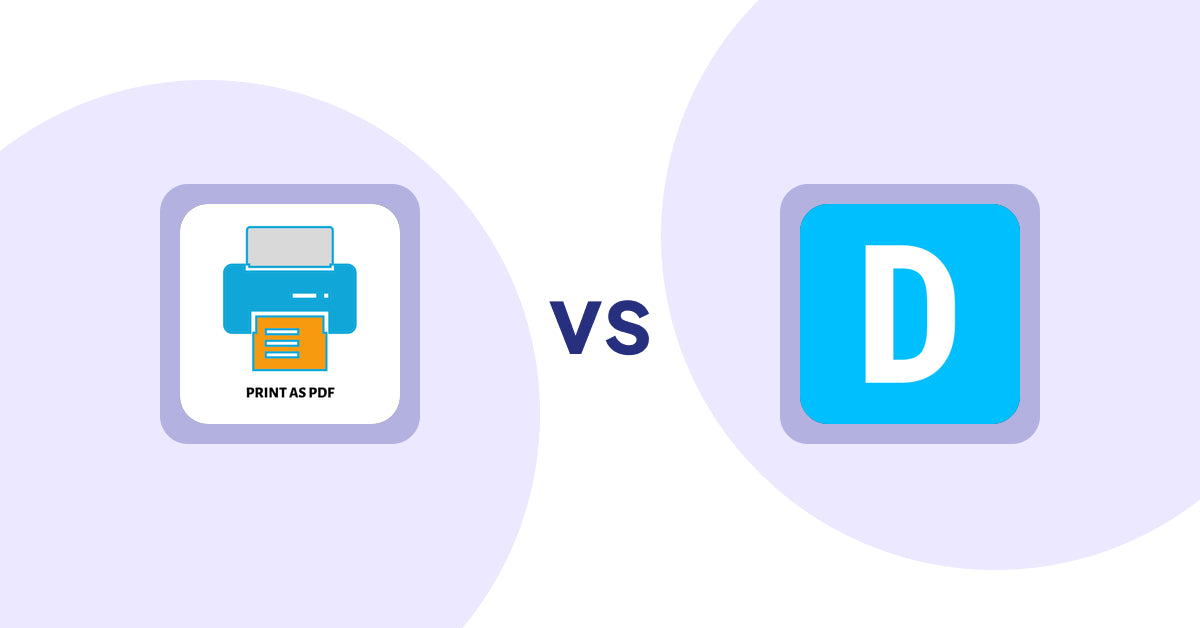 Shopify Product Display Apps: LitPDP ‑ Print as PDF vs Dual Price Display by T2
