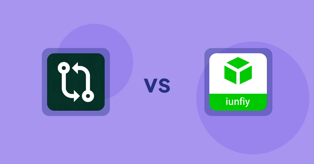 Shopify Product Display Apps: Compareder ‑ Product Compare vs. iunfiy • Related Products