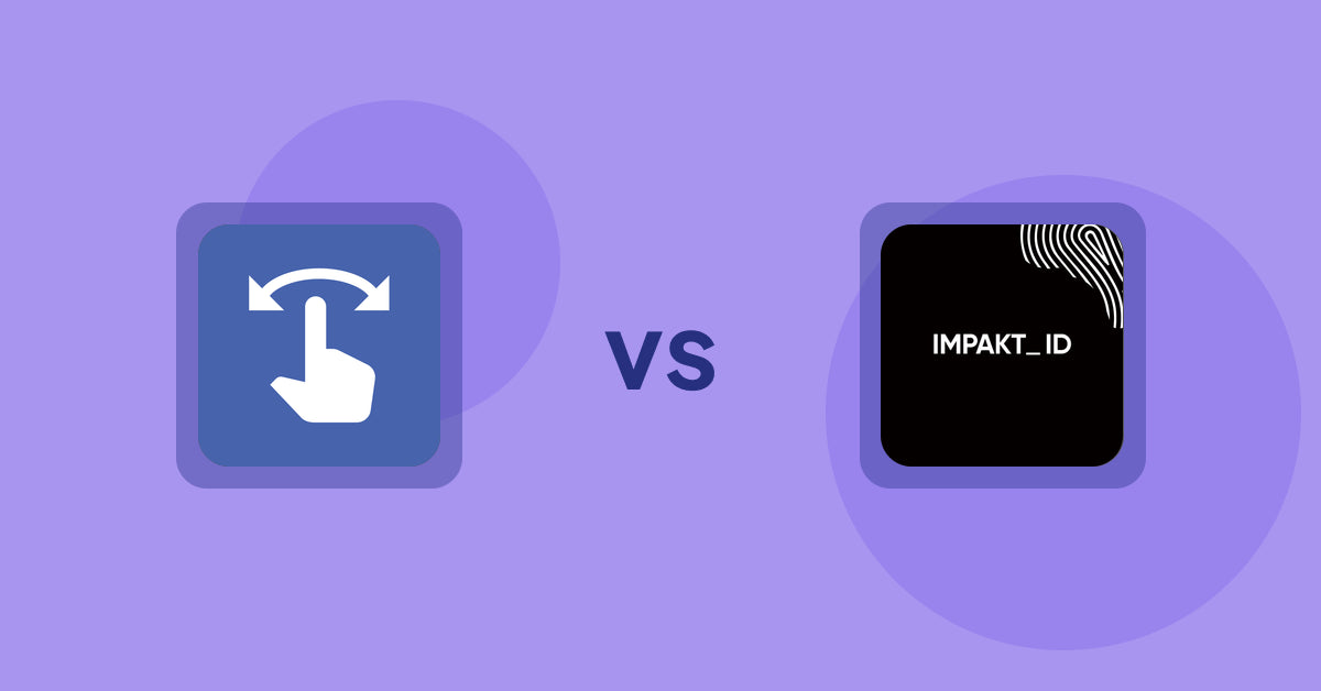 Shopify Product Display Apps: HypeSwipe: Swipes to Sales vs IMPAKT ID: fashion CO2 tracker