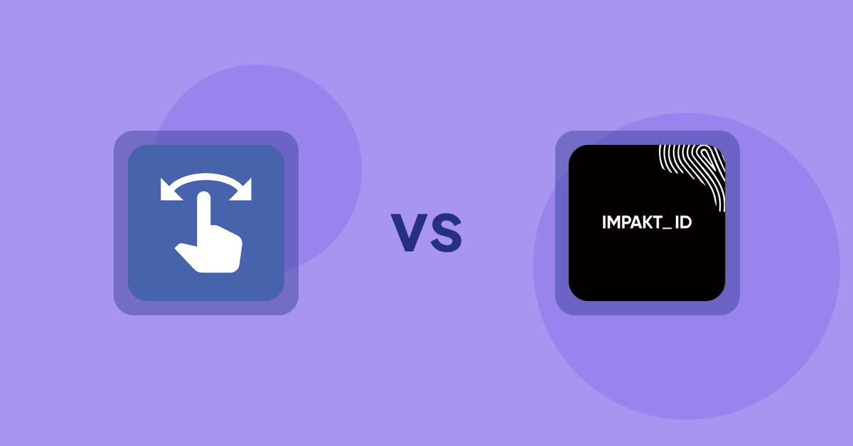 Shopify Product Display Apps: HypeSwipe: Swipes to Sales vs IMPAKT ID: fashion CO2 tracker