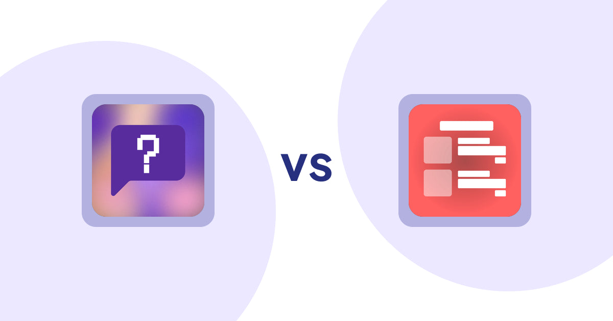 Shopify Product Display Apps: FAQbucket ‑ Help Center & FAQ vs Menulog