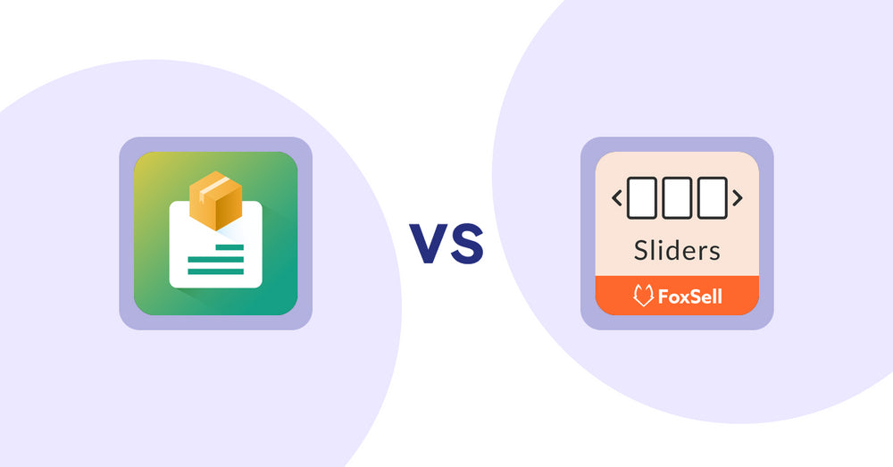 Shopify Product Display Apps: Product Descriptions by AMP vs FoxSell Slider & Carousel