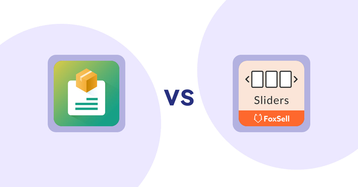 Shopify Product Display Apps: Product Descriptions by AMP vs FoxSell Slider & Carousel