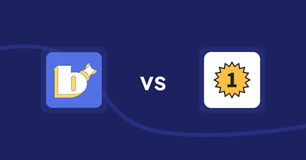 Shopify Product Display Apps: Because: CRO + Personalization vs. UR: Smart Ranking