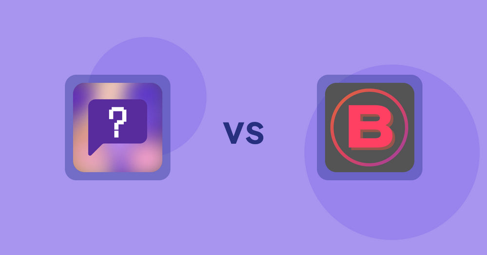 Shopify Product Display Apps: FAQbucket ‑ Help Center & FAQ vs Banter Stories