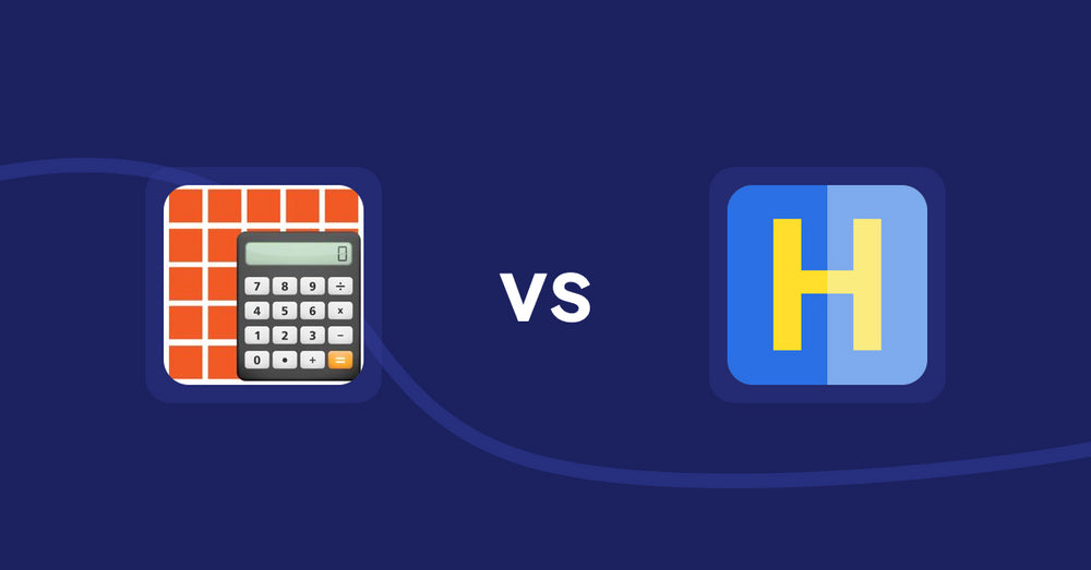 Shopify Product Display Apps: DIY Quantity Calculator vs HiVar: Hide Sold Out Variants