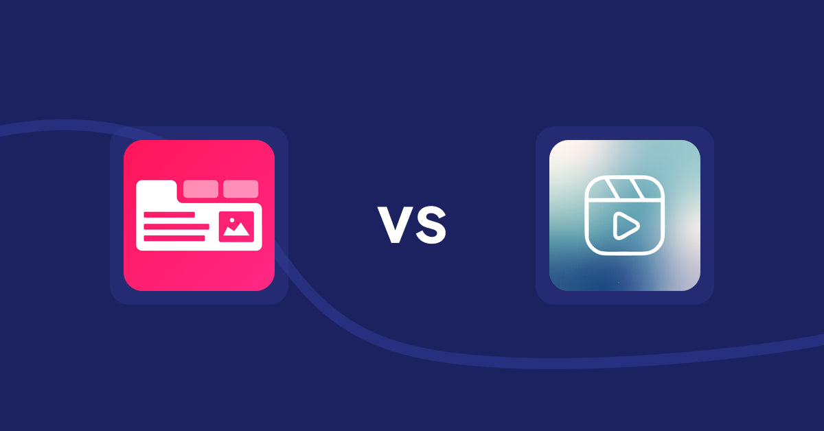 Shopify Product Display Apps: Tabs+ Product Descriptions vs. Reelify ‑ Shoppable Reel Video