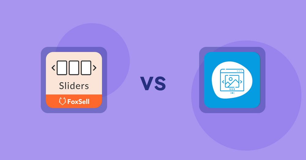 Shopify Product Display Apps: FoxSell Slider & Carousel vs Quick Product Navigator Slide