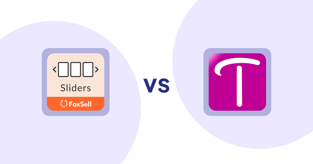 Shopify Product Display Apps: FoxSell Slider & Carousel vs WS Transparency