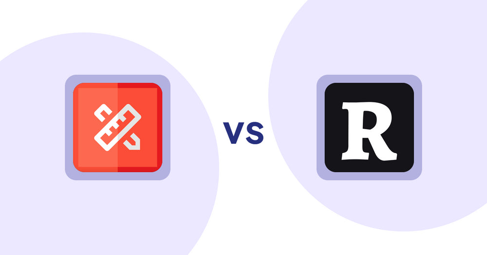 Shopify Product Display Apps: RT: Size Chart, Size Guide vs AI SEO: Top Product Features