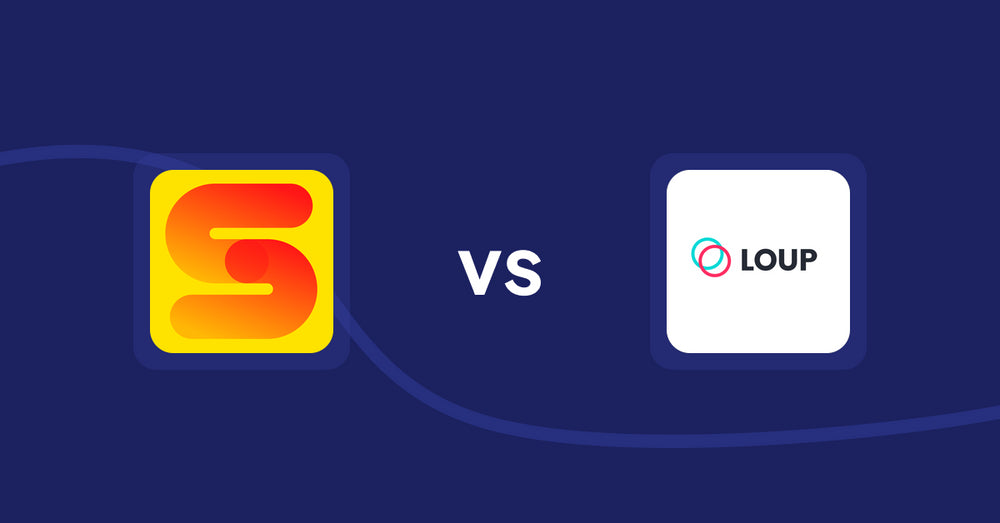 Shopify Product Display Apps: ST: Inventory & Sold Count Pro vs Loup: Sell on Instagram